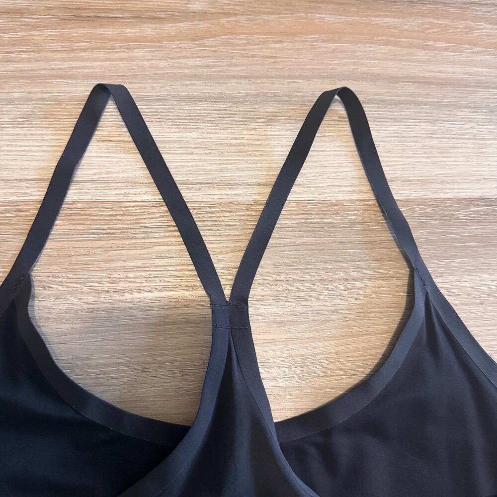 Outdoor Voices Exercise Dress Black Racerback Built-In Shorts Size M - Picture 8 of 11